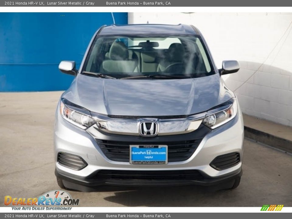 2021 Honda HR-V LX Lunar Silver Metallic / Gray Photo #3