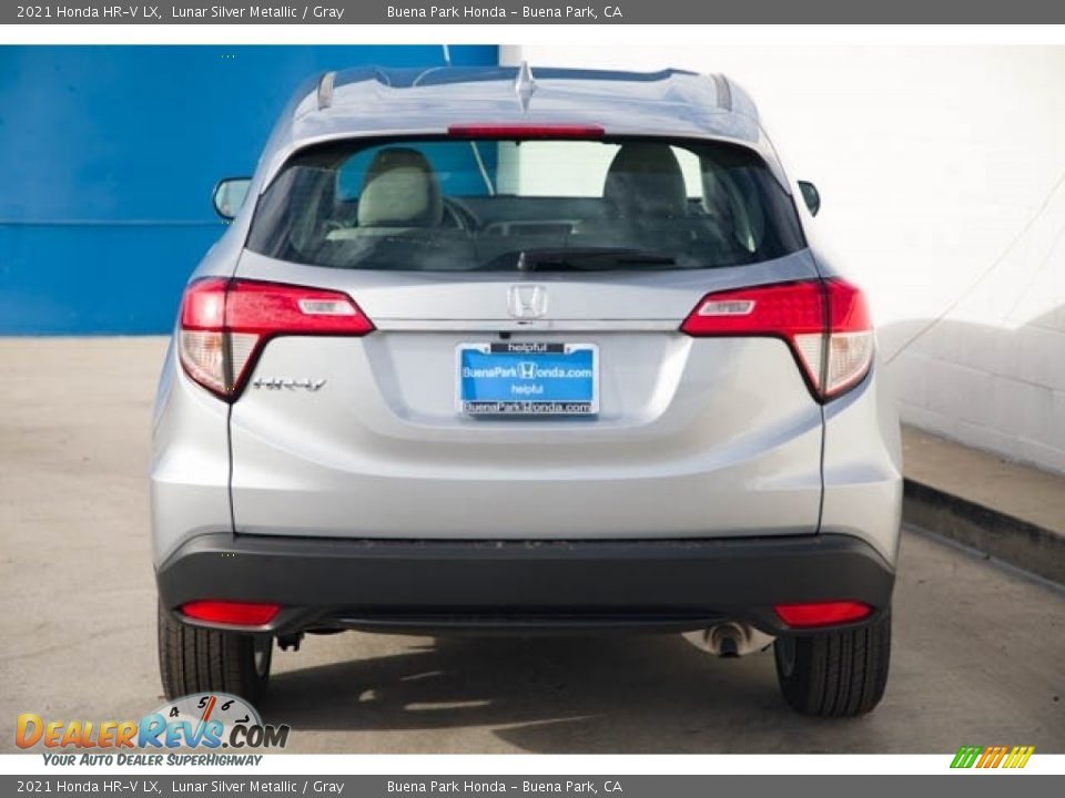 2021 Honda HR-V LX Lunar Silver Metallic / Gray Photo #7