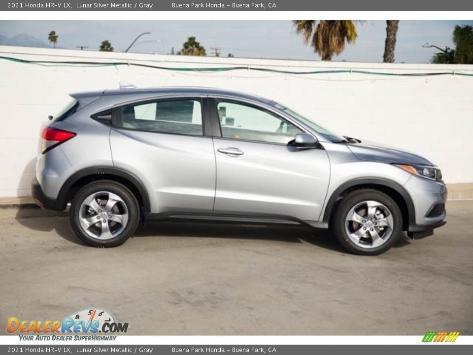 2021 Honda HR-V LX Lunar Silver Metallic / Gray Photo #10