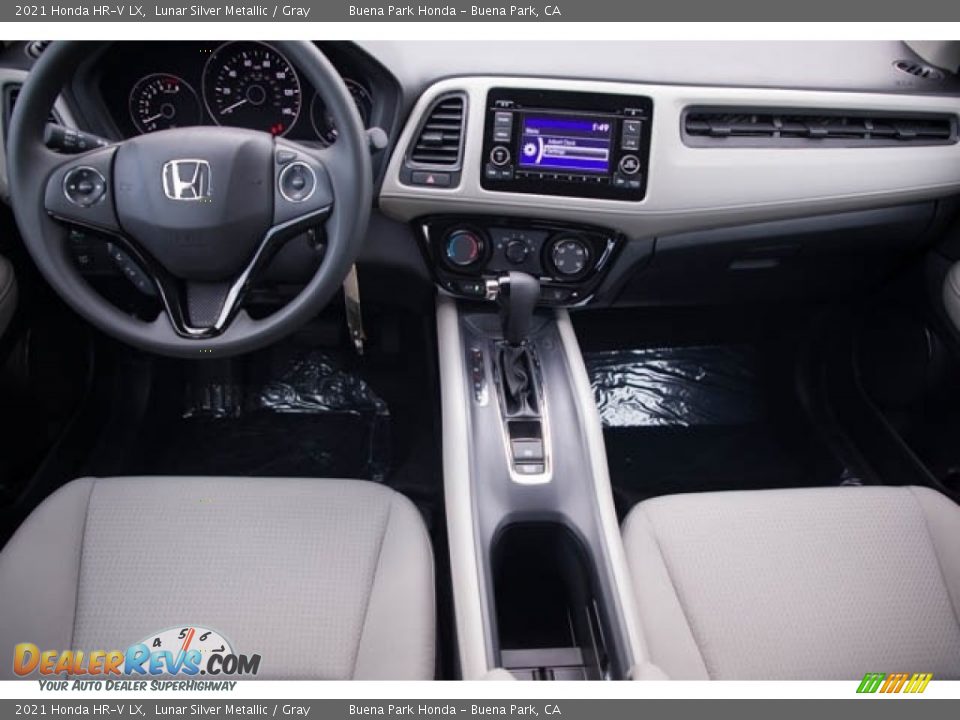 2021 Honda HR-V LX Lunar Silver Metallic / Gray Photo #19