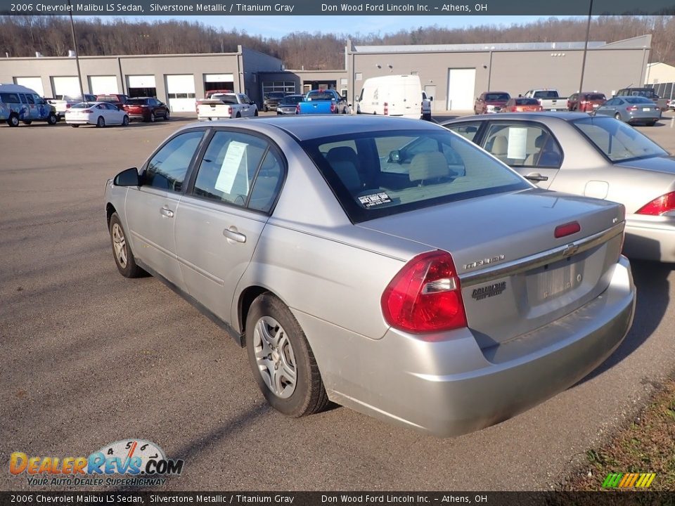 2006 Chevrolet Malibu LS Sedan Silverstone Metallic / Titanium Gray Photo #5