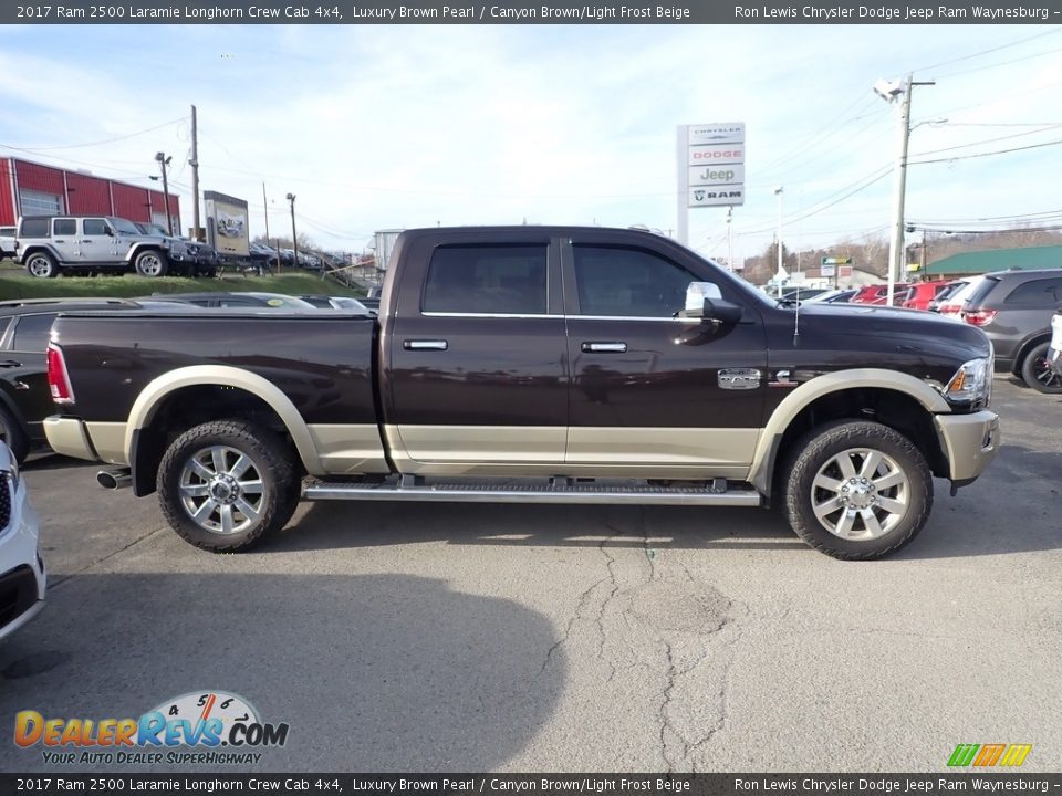 Luxury Brown Pearl 2017 Ram 2500 Laramie Longhorn Crew Cab 4x4 Photo #6