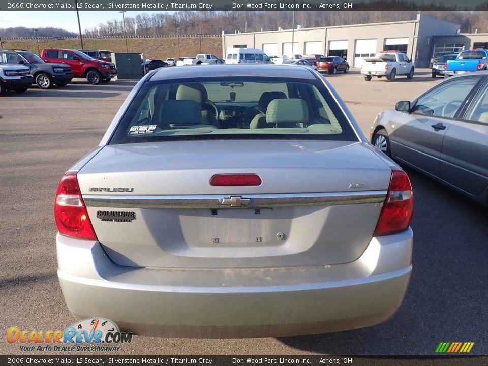 2006 Chevrolet Malibu LS Sedan Silverstone Metallic / Titanium Gray Photo #6