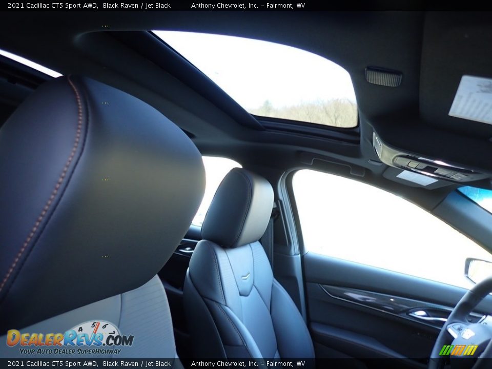 2021 Cadillac CT5 Sport AWD Black Raven / Jet Black Photo #10