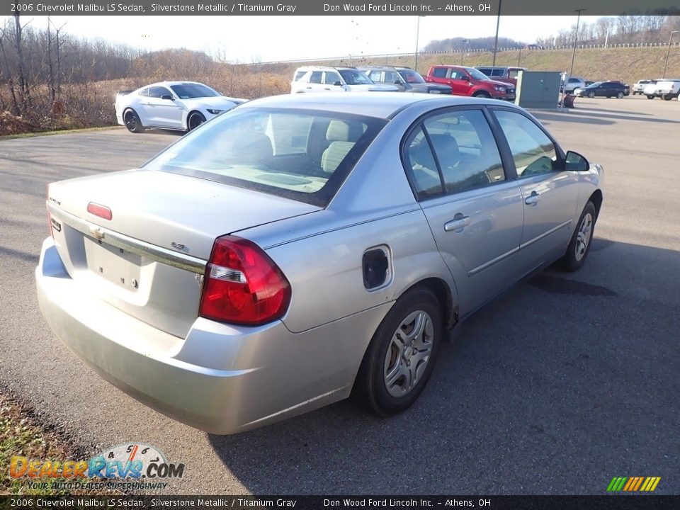 2006 Chevrolet Malibu LS Sedan Silverstone Metallic / Titanium Gray Photo #7