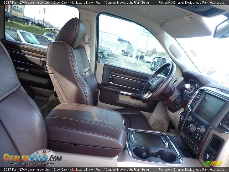 Front Seat of 2017 Ram 2500 Laramie Longhorn Crew Cab 4x4 Photo #9