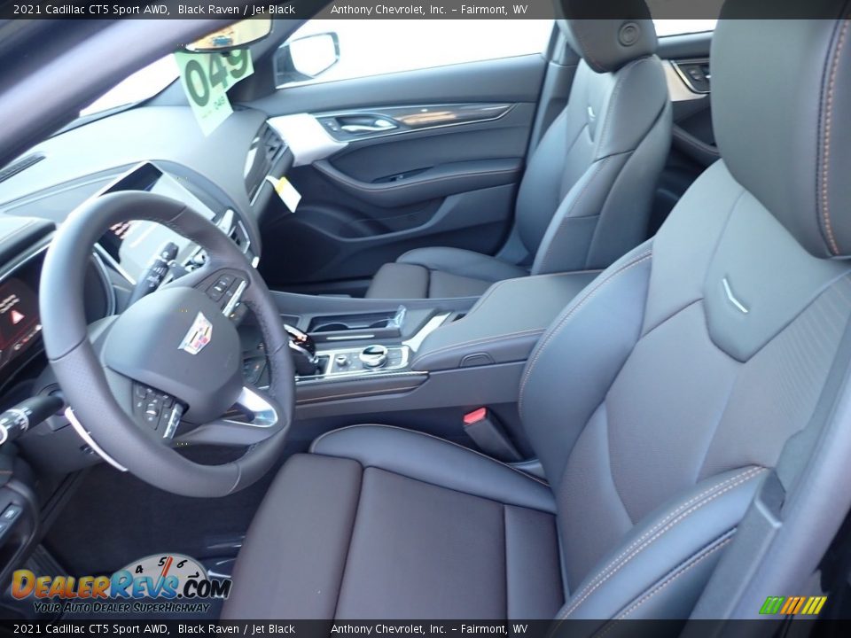Jet Black Interior - 2021 Cadillac CT5 Sport AWD Photo #13