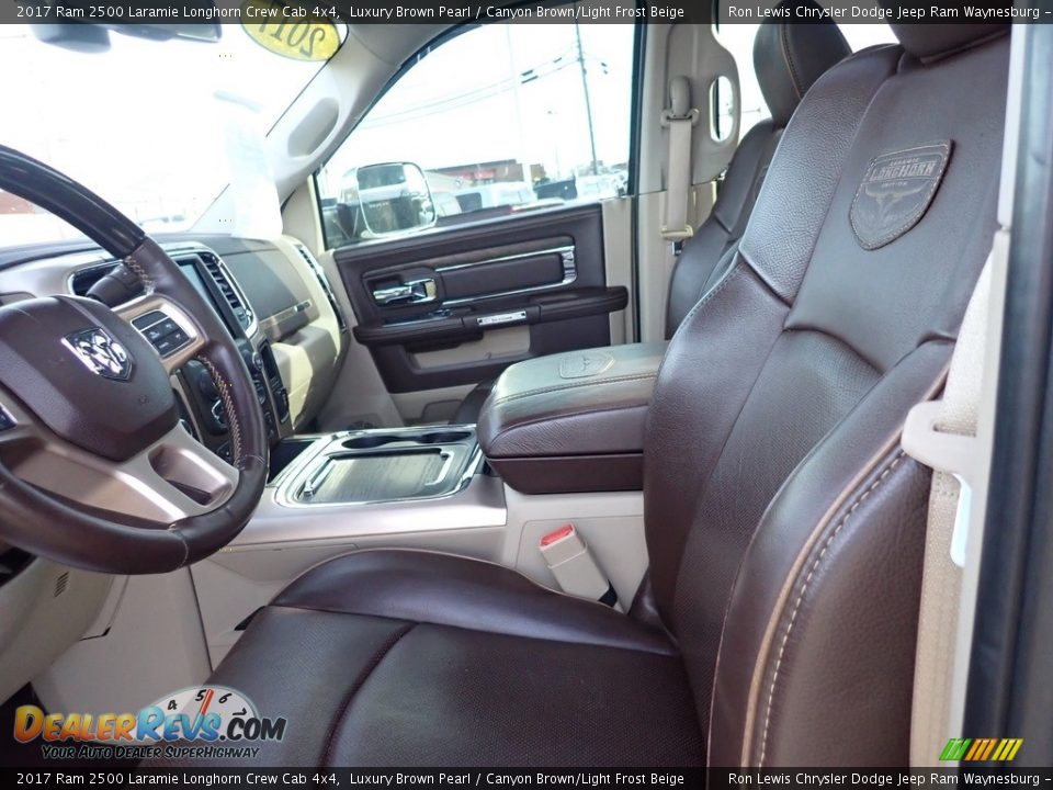 Front Seat of 2017 Ram 2500 Laramie Longhorn Crew Cab 4x4 Photo #12