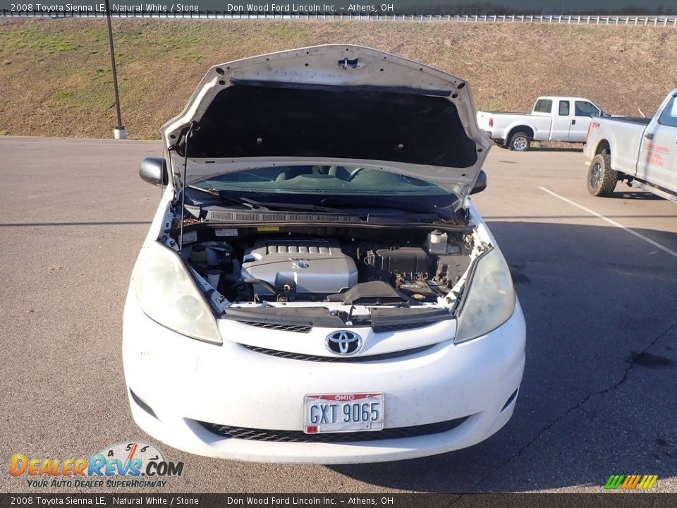 2008 Toyota Sienna LE Natural White / Stone Photo #4