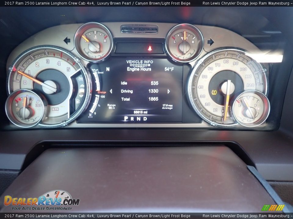 2017 Ram 2500 Laramie Longhorn Crew Cab 4x4 Gauges Photo #15