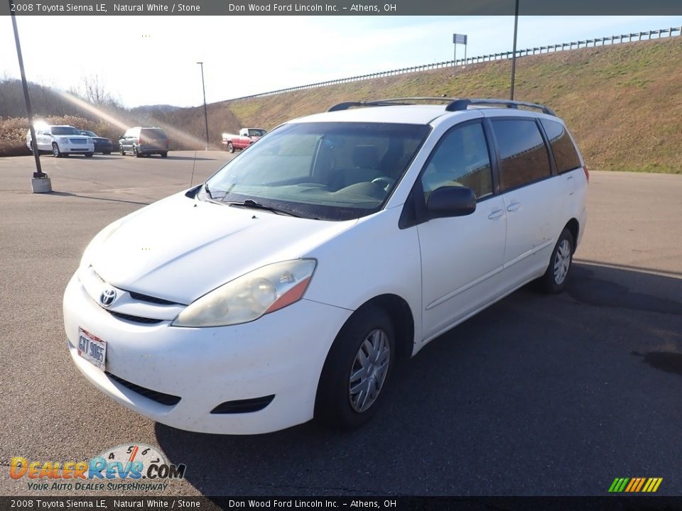 2008 Toyota Sienna LE Natural White / Stone Photo #6