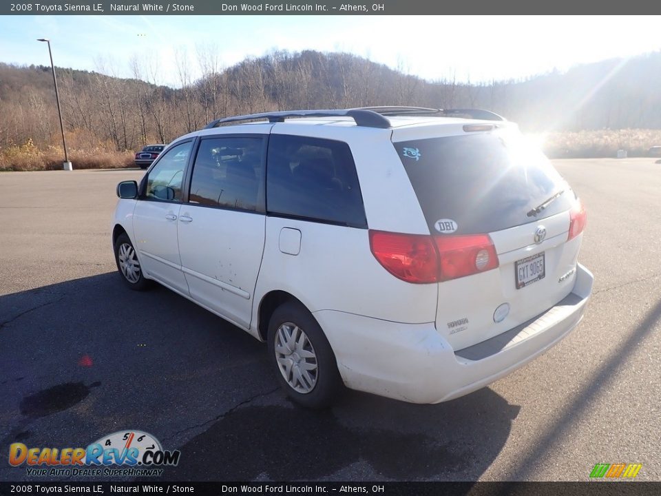 2008 Toyota Sienna LE Natural White / Stone Photo #7