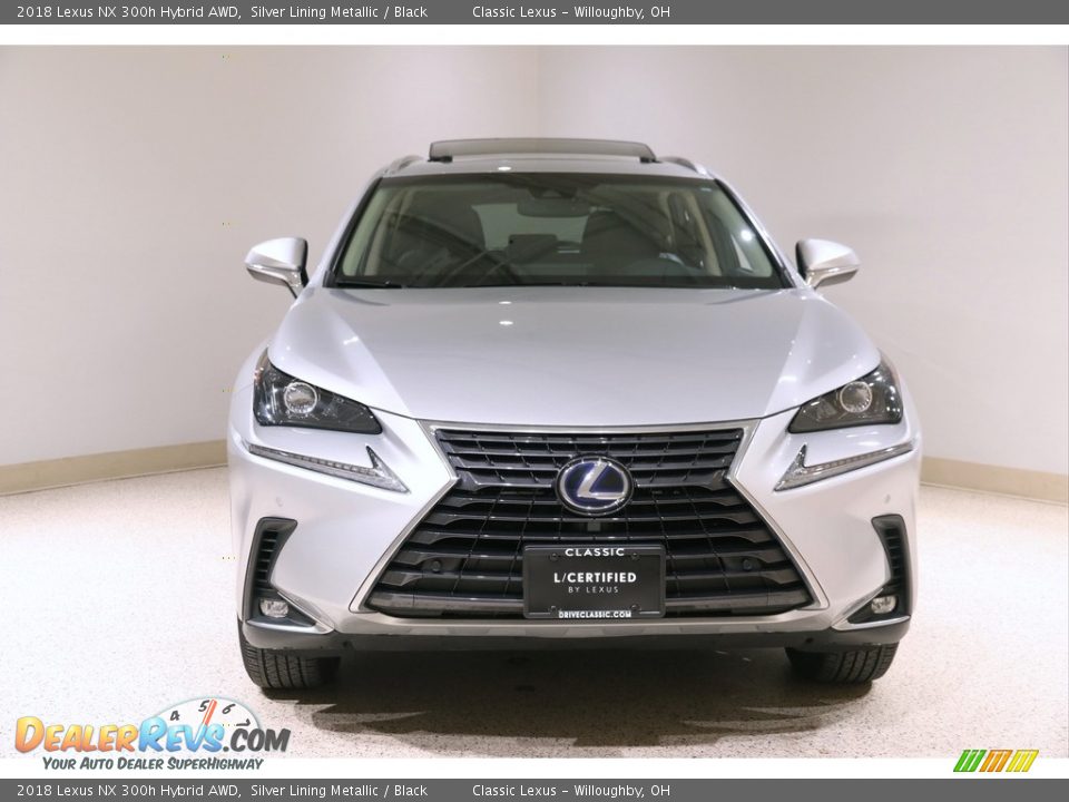 2018 Lexus NX 300h Hybrid AWD Silver Lining Metallic / Black Photo #2