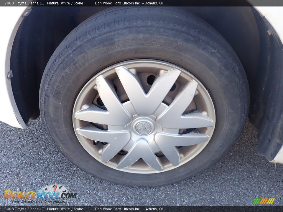 2008 Toyota Sienna LE Natural White / Stone Photo #10