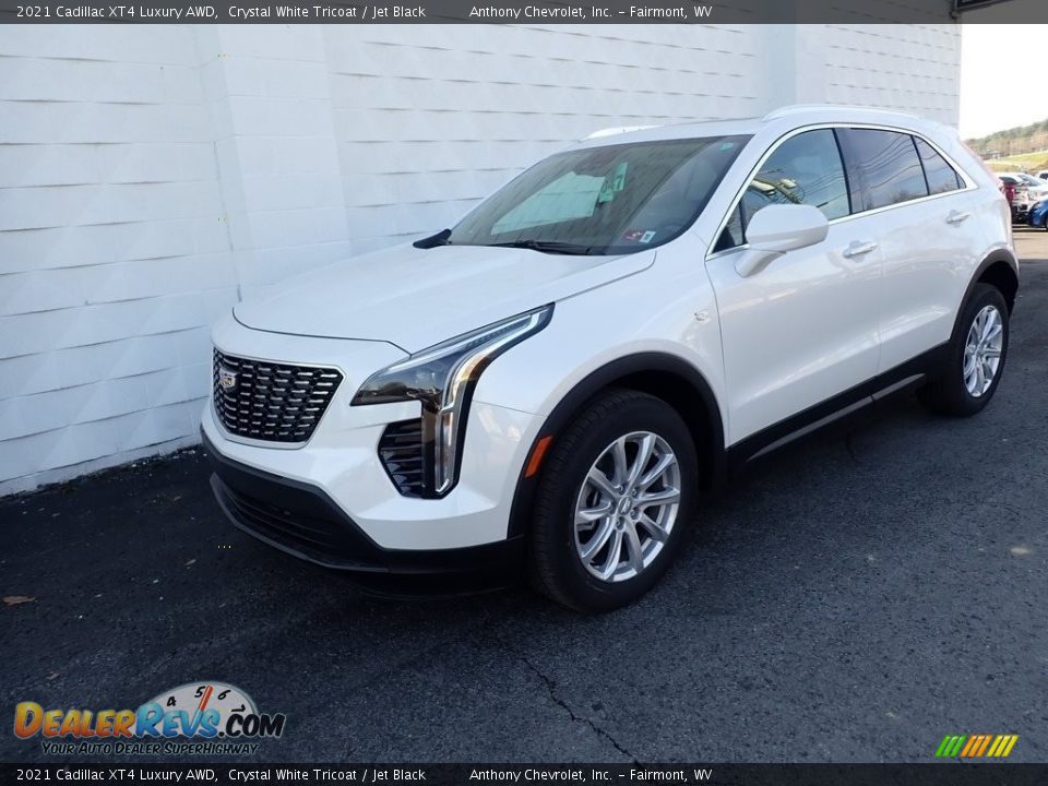 2021 Cadillac XT4 Luxury AWD Crystal White Tricoat / Jet Black Photo #2