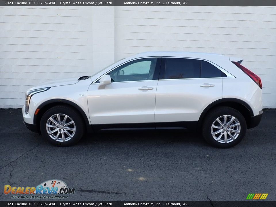 Crystal White Tricoat 2021 Cadillac XT4 Luxury AWD Photo #4