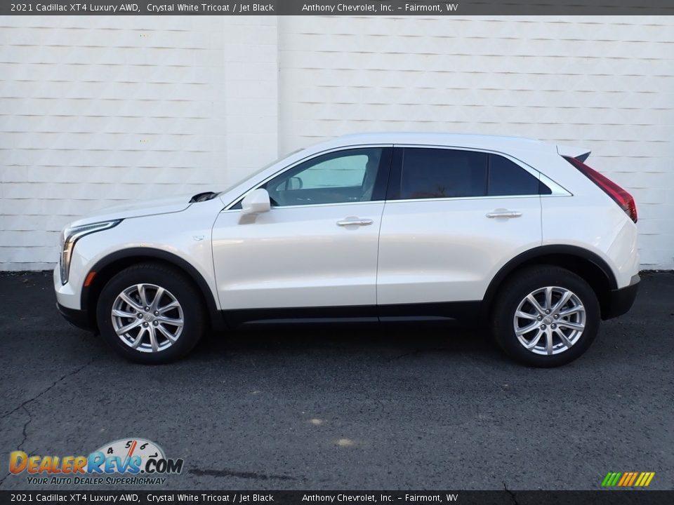 2021 Cadillac XT4 Luxury AWD Crystal White Tricoat / Jet Black Photo #5