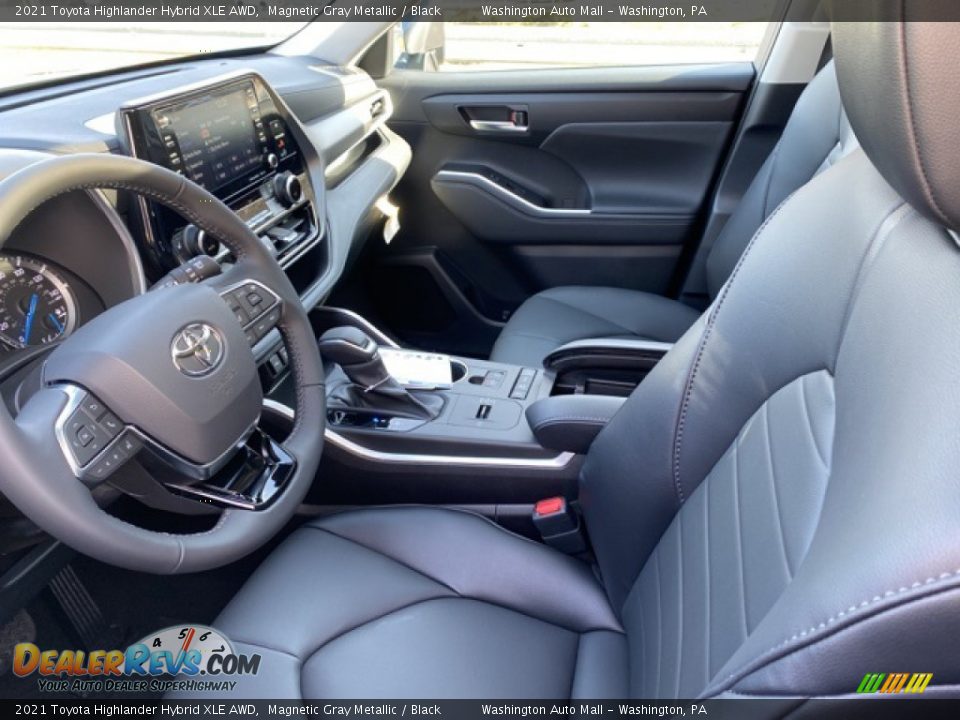 2021 Toyota Highlander Hybrid XLE AWD Magnetic Gray Metallic / Black Photo #4