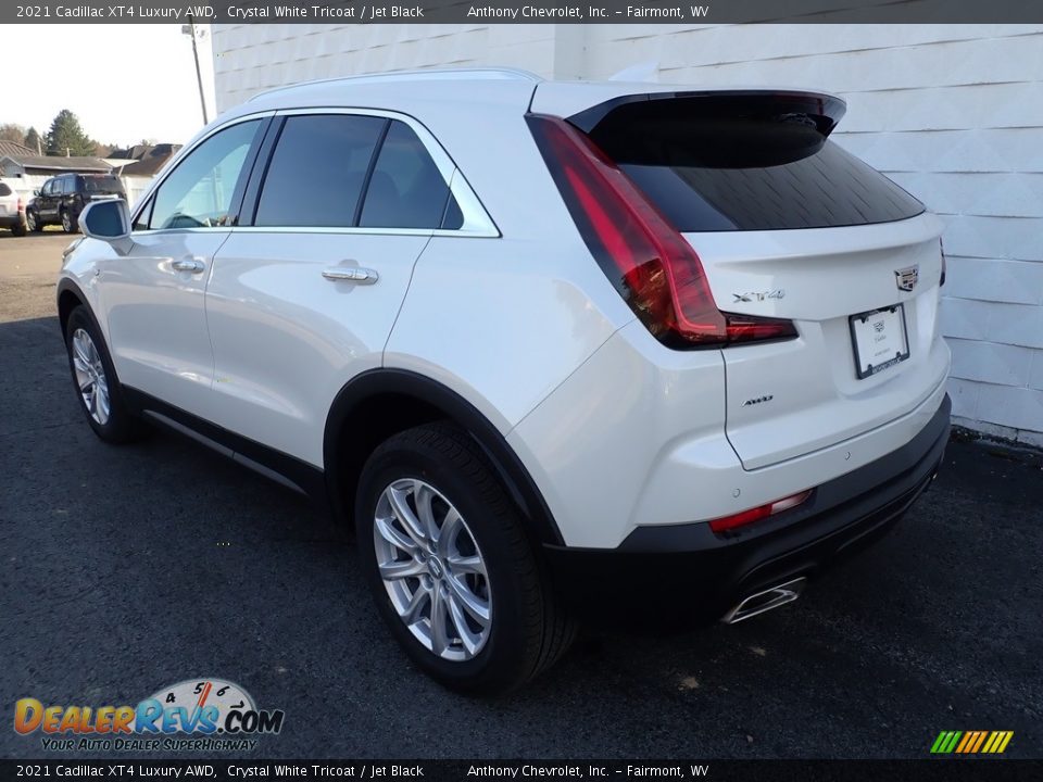 2021 Cadillac XT4 Luxury AWD Crystal White Tricoat / Jet Black Photo #6