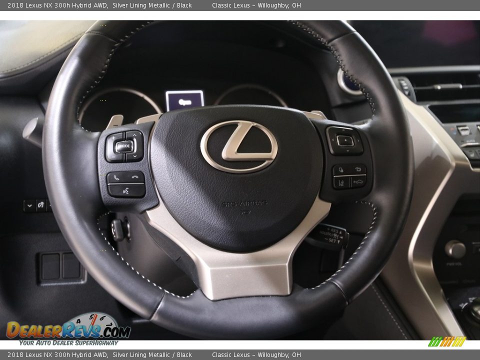 2018 Lexus NX 300h Hybrid AWD Steering Wheel Photo #7