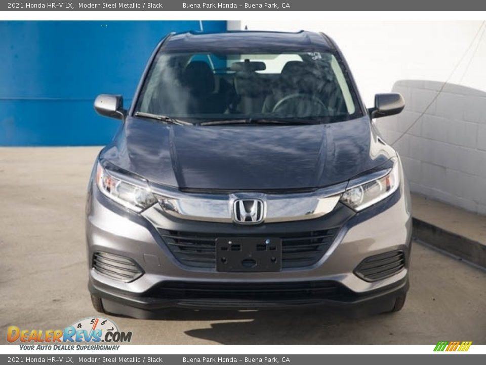 2021 Honda HR-V LX Modern Steel Metallic / Black Photo #3