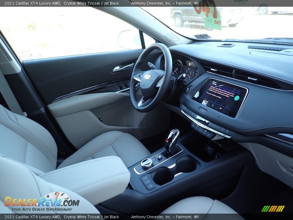 Jet Black Interior - 2021 Cadillac XT4 Luxury AWD Photo #9