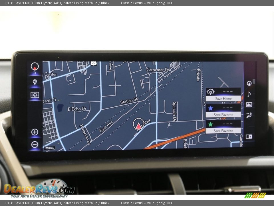 Navigation of 2018 Lexus NX 300h Hybrid AWD Photo #10