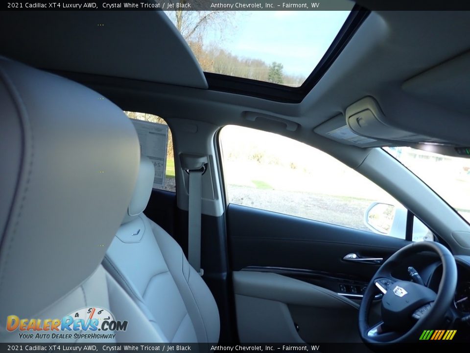 2021 Cadillac XT4 Luxury AWD Crystal White Tricoat / Jet Black Photo #10