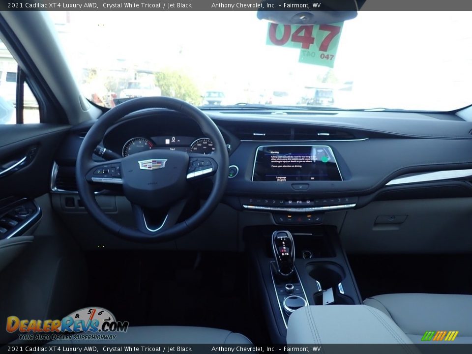 2021 Cadillac XT4 Luxury AWD Crystal White Tricoat / Jet Black Photo #12