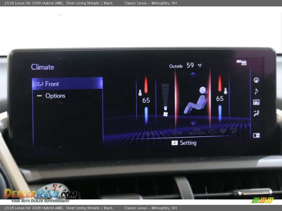 Controls of 2018 Lexus NX 300h Hybrid AWD Photo #13