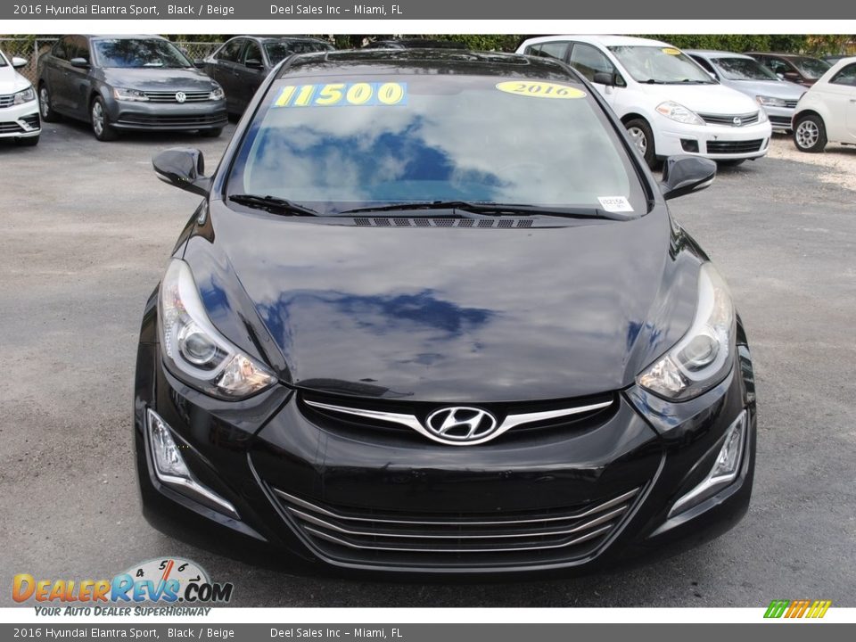 Black 2016 Hyundai Elantra Sport Photo #3