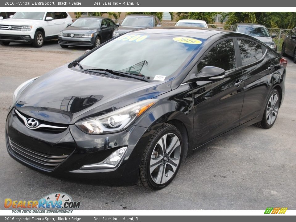 Black 2016 Hyundai Elantra Sport Photo #4