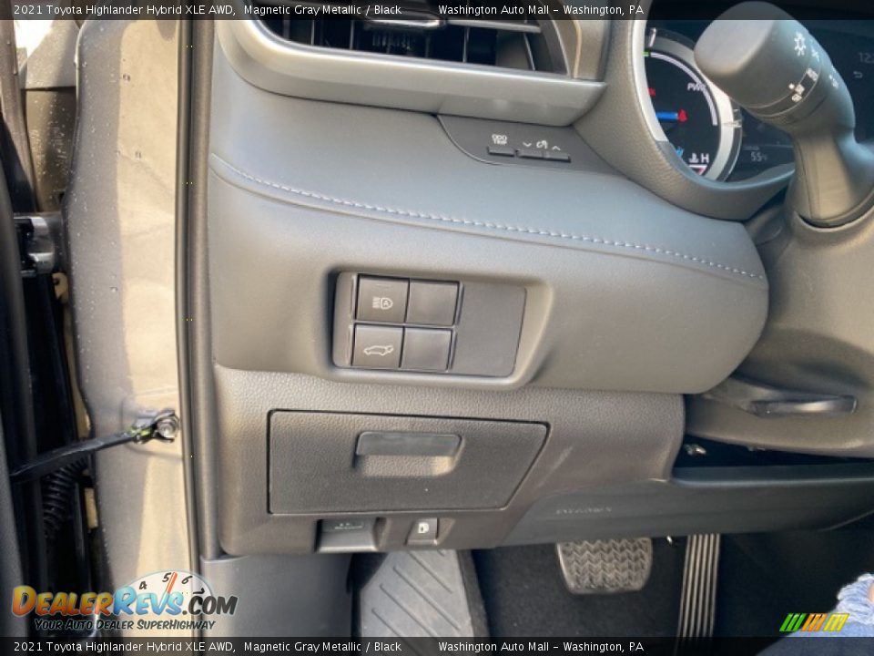 2021 Toyota Highlander Hybrid XLE AWD Magnetic Gray Metallic / Black Photo #20