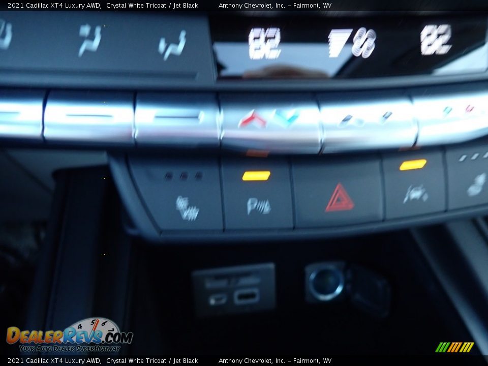 2021 Cadillac XT4 Luxury AWD Crystal White Tricoat / Jet Black Photo #18