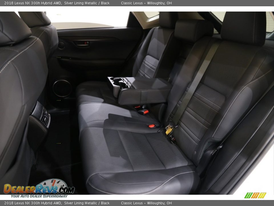 Rear Seat of 2018 Lexus NX 300h Hybrid AWD Photo #19
