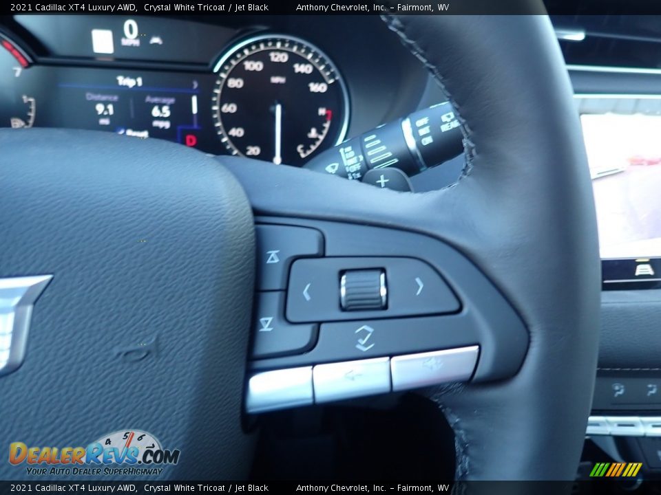 2021 Cadillac XT4 Luxury AWD Crystal White Tricoat / Jet Black Photo #19