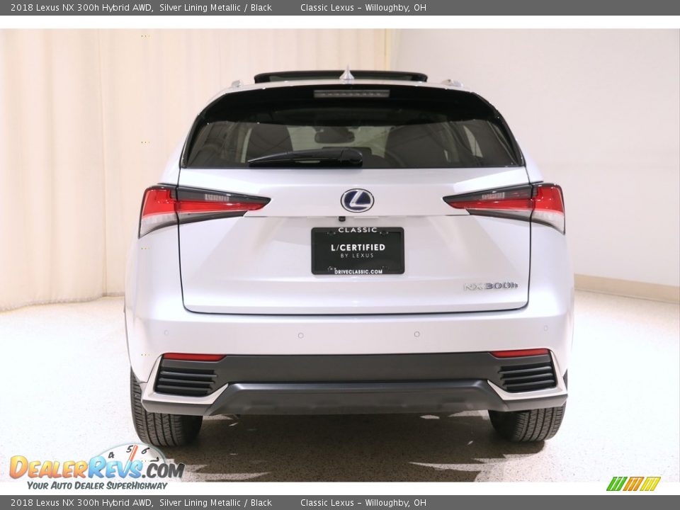 2018 Lexus NX 300h Hybrid AWD Silver Lining Metallic / Black Photo #20