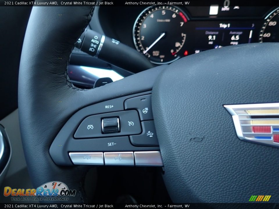 2021 Cadillac XT4 Luxury AWD Crystal White Tricoat / Jet Black Photo #20