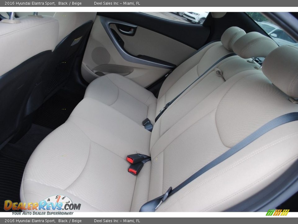 Rear Seat of 2016 Hyundai Elantra Sport Photo #11