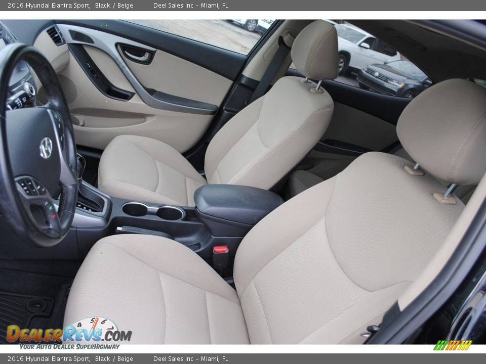 Front Seat of 2016 Hyundai Elantra Sport Photo #12