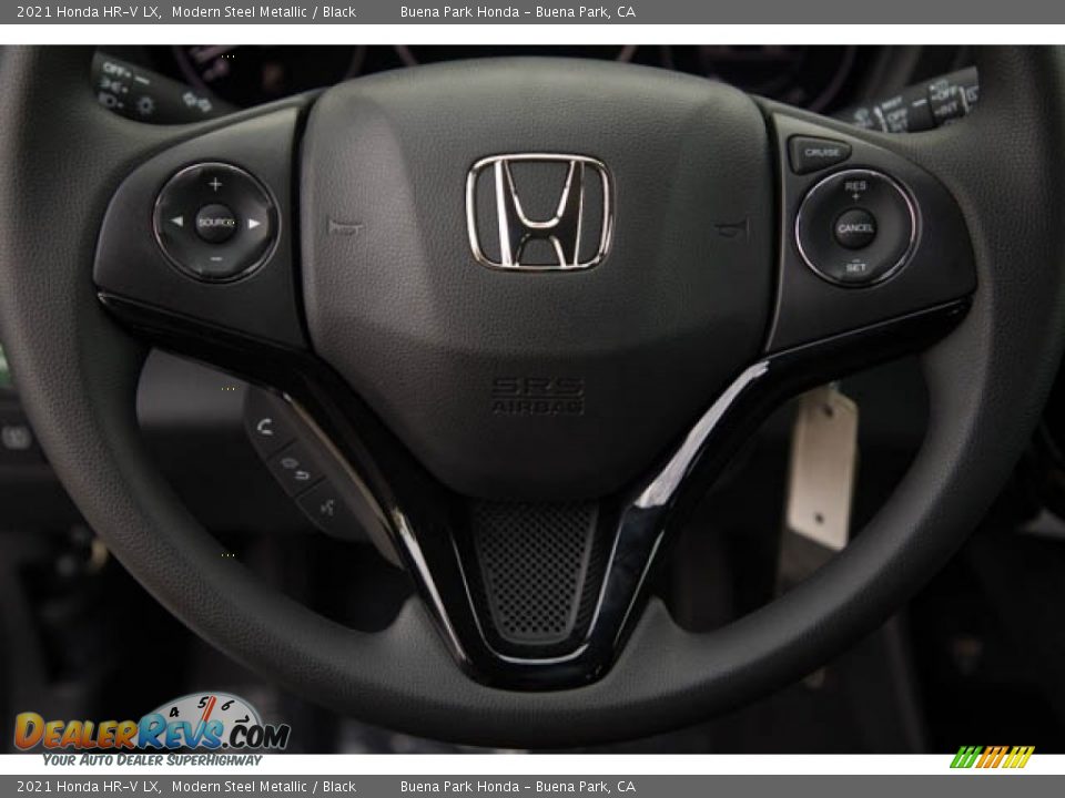 2021 Honda HR-V LX Modern Steel Metallic / Black Photo #21