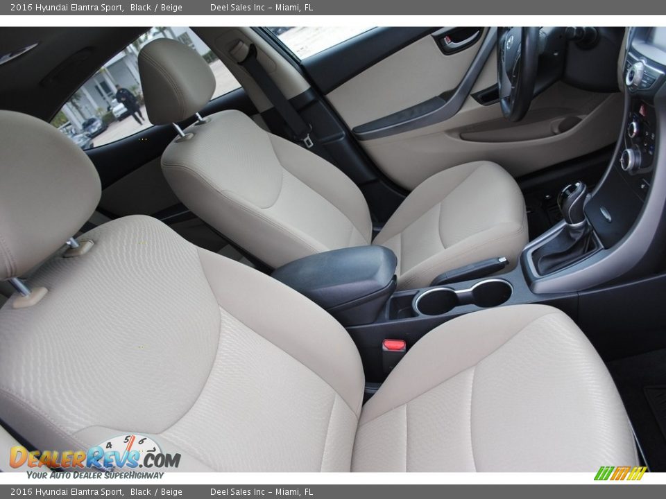 Front Seat of 2016 Hyundai Elantra Sport Photo #19