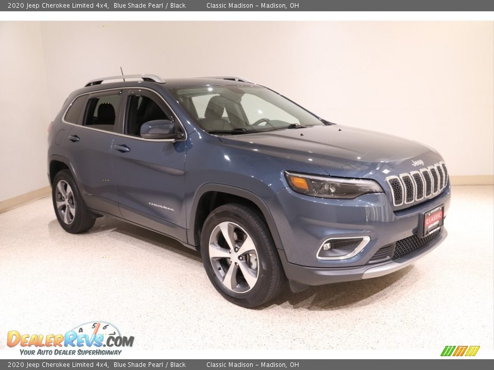 2020 Jeep Cherokee Limited 4x4 Blue Shade Pearl / Black Photo #1