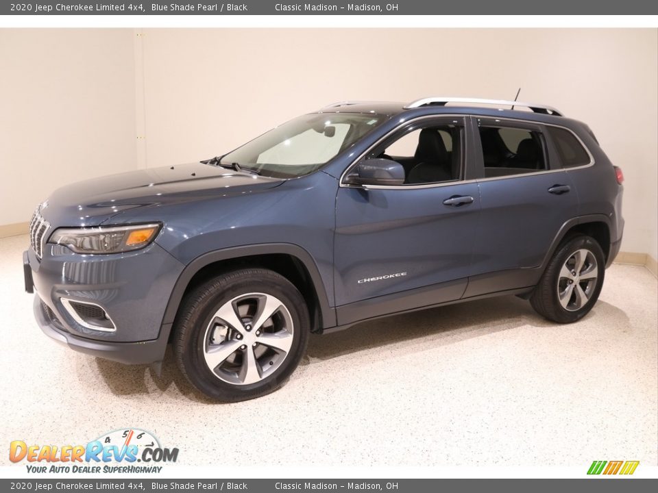 2020 Jeep Cherokee Limited 4x4 Blue Shade Pearl / Black Photo #3