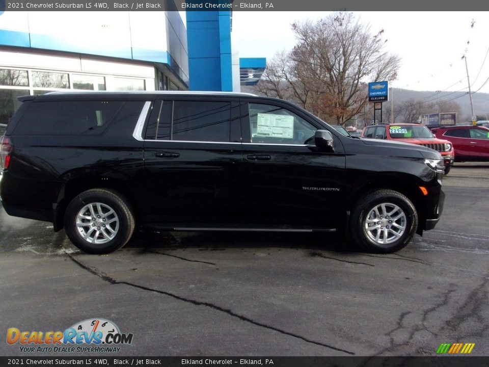 2021 Chevrolet Suburban LS 4WD Black / Jet Black Photo #4