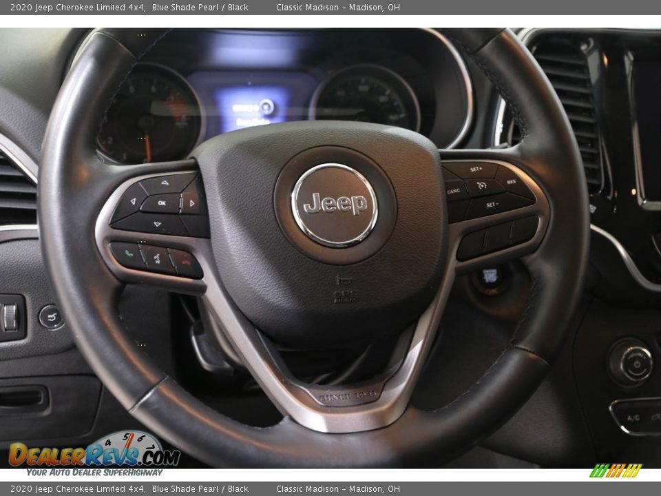 2020 Jeep Cherokee Limited 4x4 Blue Shade Pearl / Black Photo #6