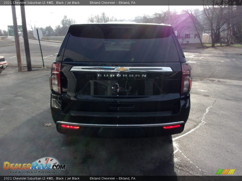 2021 Chevrolet Suburban LS 4WD Black / Jet Black Photo #6