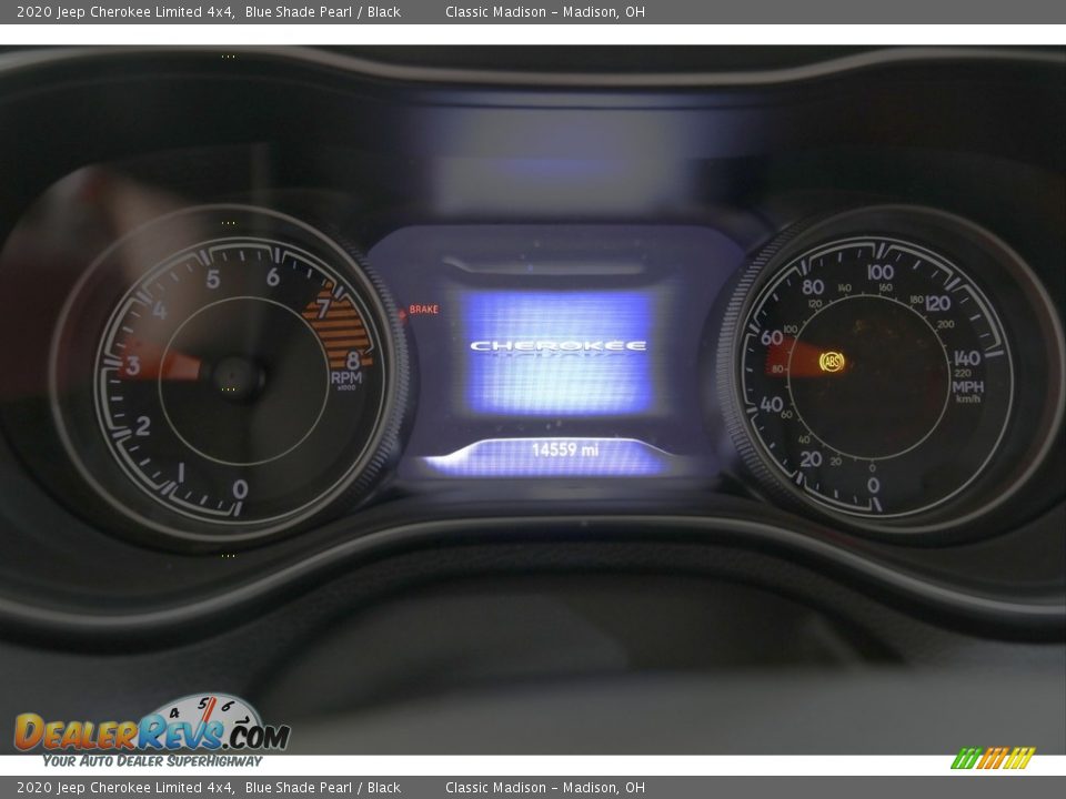 2020 Jeep Cherokee Limited 4x4 Blue Shade Pearl / Black Photo #7