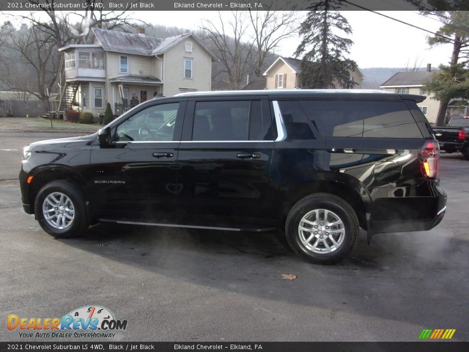 2021 Chevrolet Suburban LS 4WD Black / Jet Black Photo #7