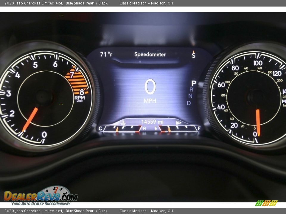 2020 Jeep Cherokee Limited 4x4 Blue Shade Pearl / Black Photo #8